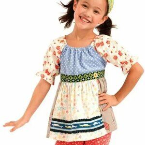 Matilda Jane Wonderful Parade Favorite Things Peasant Top Size 2